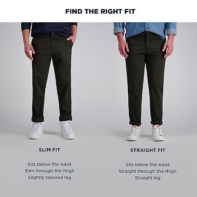Men's Haggar® Life Khaki™ Slim Fit Flex Pants