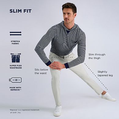 Men's Haggar® Life Khaki™ Slim Fit Flex Pants
