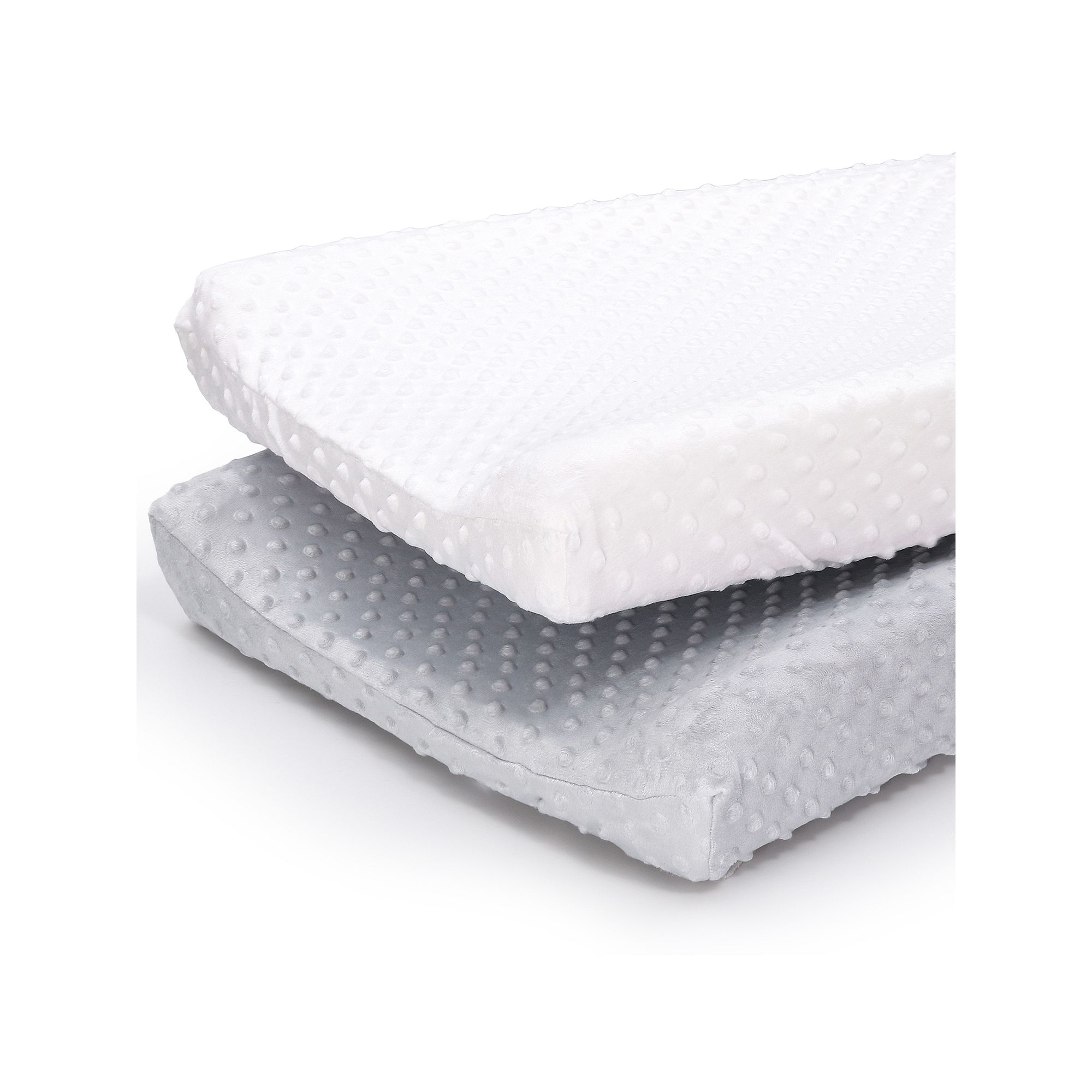 The Peanutshell 2-Pack Changing Pad Covers, Gray