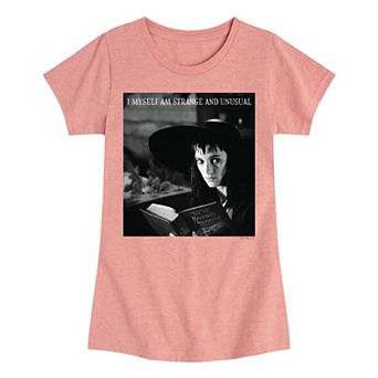 Girls 7-16 Beetlejuice Lydia Strange and Unusual Graphic Tee
