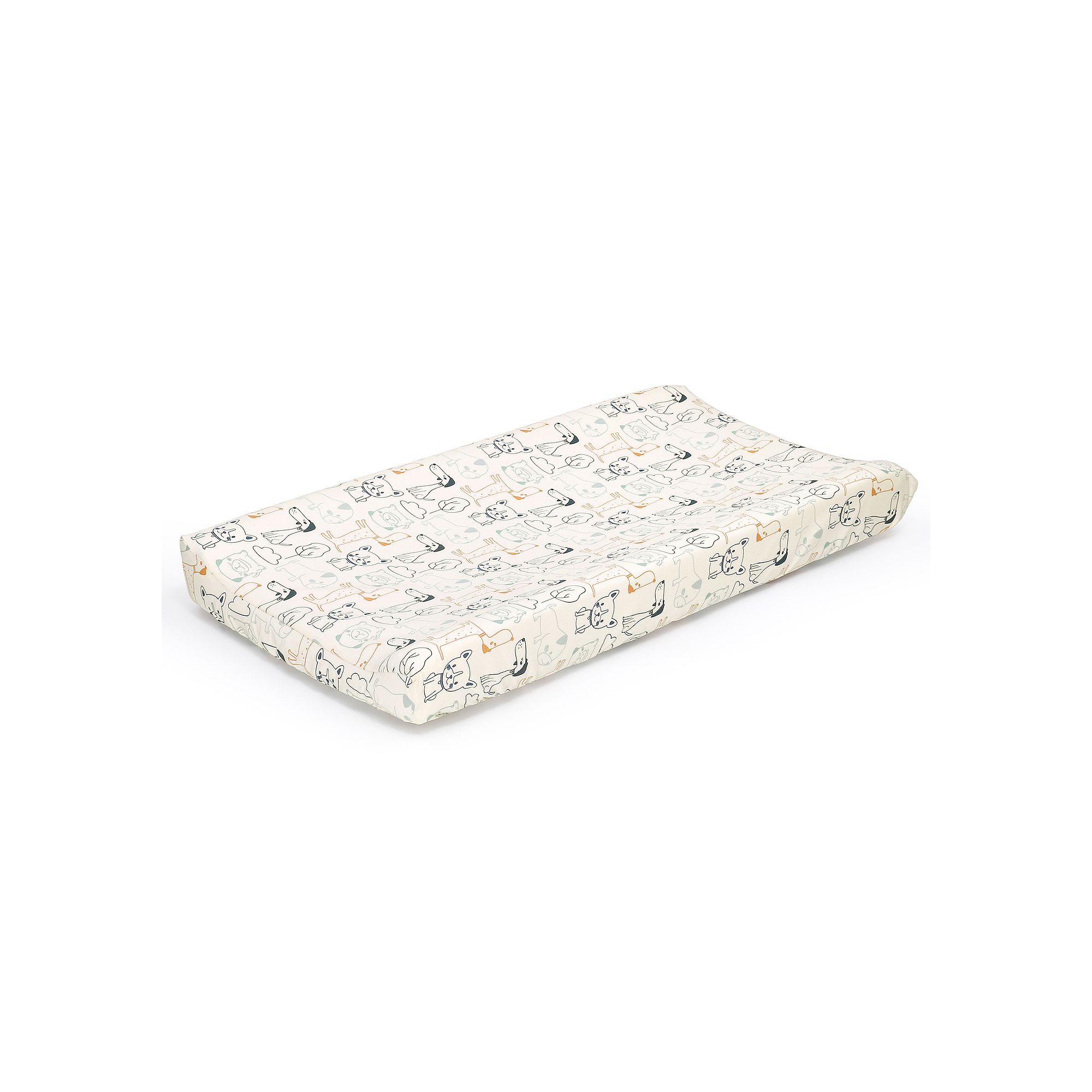 The Peanutshell Changing Pad Cover, Pug Life