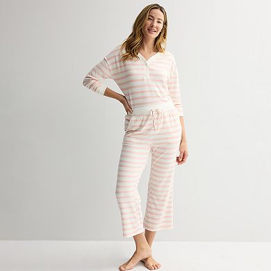 Women's Sonoma Goods For Life Knit Open-Hem Pajama Pants