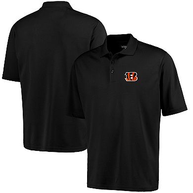 Antigua Cincinnati Bengals Pique Xtra-Lite Polo - Black