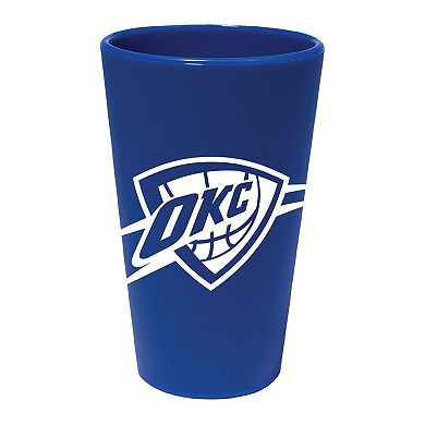 WinCraft Oklahoma City Thunder 16oz. Team Color Silicone Pint Glass