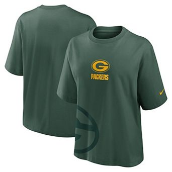 Women's Nike Green Green Bay Packers Boxy T-Shirt