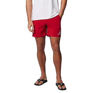 Men's Columbia Crimson Alabama Crimson Tide PFG Terminal Roamer�� Omni-Shade�� Stretch Shorts