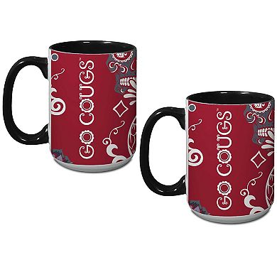 Washington State Cougars Two-Pack Dia De Los Muertos Mug Set