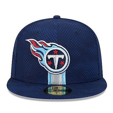 Men's New Era Navy Tennessee Titans 2024 Sideline 59FIFTY Fitted Hat