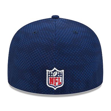 Men's New Era Navy Tennessee Titans 2024 Sideline 59FIFTY Fitted Hat