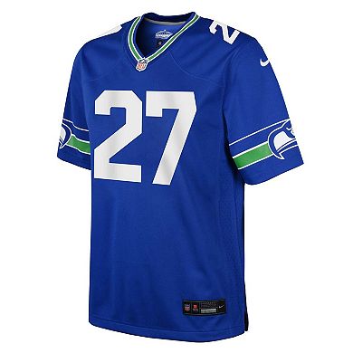 Youth Nike Tariq Woolen Royal Seattle Seahawks Alternate Player Game Jersey