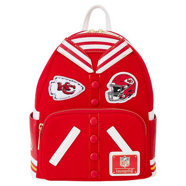 【Lounge Fly】NFL Kansas City Chiefs Patches Mini Backpack Loungefly NFL Kansas City Chiefs Patches Mini Backpack – FYE