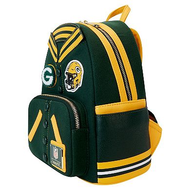 Loungefly Green Bay Packers Varsity Mini Backpack