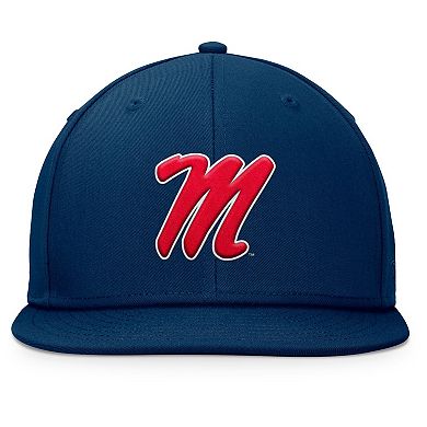 Men's Top of the World Navy Ole Miss Rebels Fundamental Snapback Hat