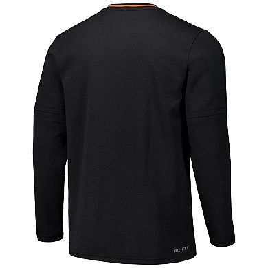 Men's Nike Black Oklahoma State Cowboys Coaches Quarter-Zip Jacket