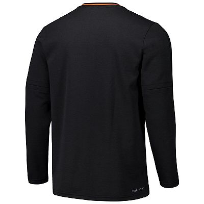Men s Nike Black Oklahoma State Cowboys Coaches Quarter Zip Jacket