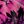Berry Pink Palm Leaves
