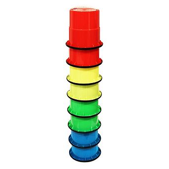 Bintiva Balance Bucket Stilts Set - Multicolor