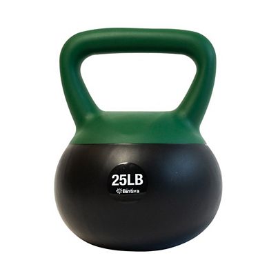Bintiva Sea And Iron Sand Filled Kettlebells - 3pc Set Of 15lb, 20lb, 25lb