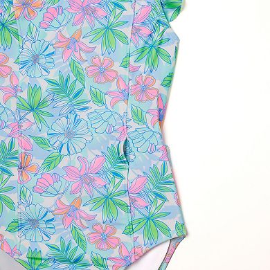 Girls 4-16 Catalina Swimwear Adaptive One-Piece Swimsuit
