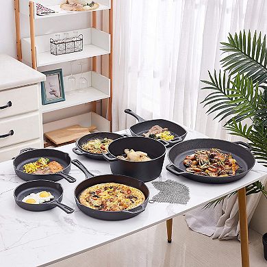 Cast Iron Kitchen Utensils Set, Giftable Cookware Set