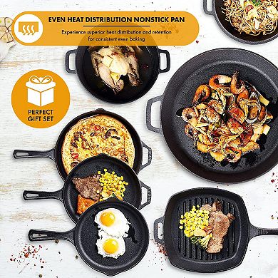 Cast Iron Kitchen Utensils Set, Giftable Cookware Set