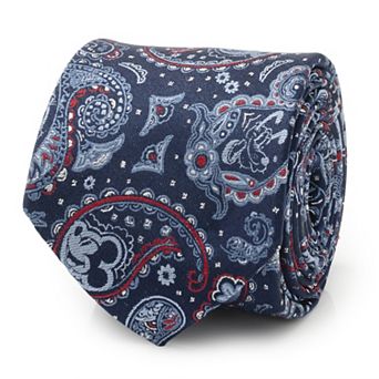 Mickey And Friends Paisley Blue Multi Men's Tie
