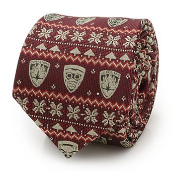 Guardians Of The Galaxy Fair Isle Red Men's Tie