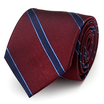The Phillip Tie (burgundy Stripe Men's Tie)
