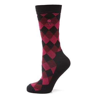 Spider-man Argyle Red Men's Socks