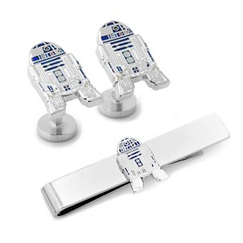 R2d2 Cufflinks And Tie Bar Gift Set