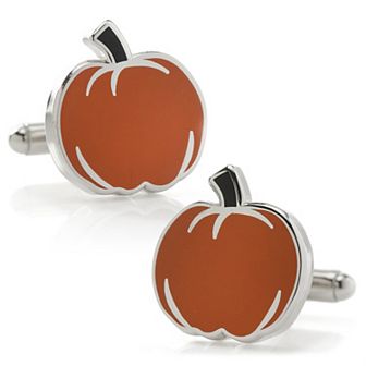 Pumpkin Enamel Cufflinks
