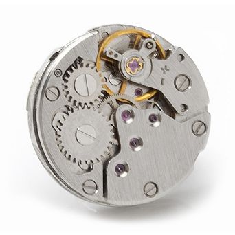 Open Edge Skeleton Watch Movement Lapel Pin