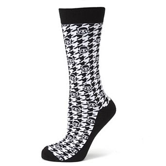 Mandalorian Helmet Houndstooth Socks