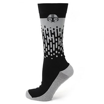 Mandalorian Hidden Message Gray Men's Socks