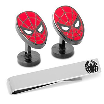 Spider-man Cufflinks And Tie Bar Gift Set