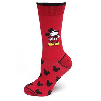 Pie-eyed Mickey Mouse Red Socks