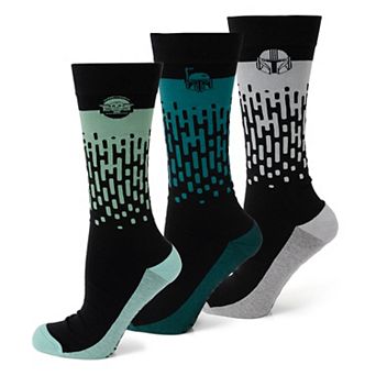 Mandalorian Hidden Message 3 Pair Sock Gift Set