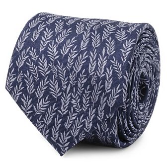 Blue Leaf Men's Tie