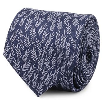 Blue Leaf Men's Tie