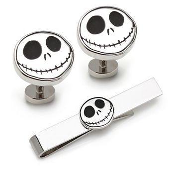 Nightmare Before Christmas Cufflinks And Tie Bar Gift Set