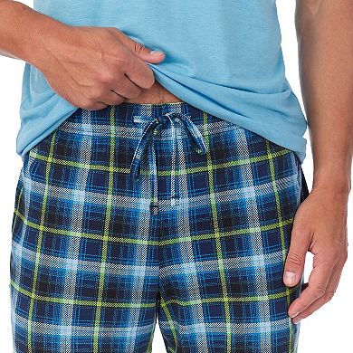 Men's Cuddl Duds® Crewneck Short Sleeve Pajama Top & Pajama Shorts Set