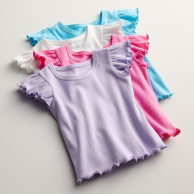 Baby & Toddler Girl Jumping Beans® Short Flutter Sleeve Tee