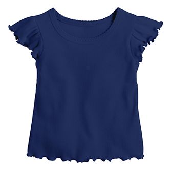 Baby & Toddler Girl Jumping Beans® Short Flutter Sleeve Tee