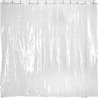 Extra Long 72 Inch X 84 Inch And Heavy Peva Shower Curtain Liner With Metal Grommets