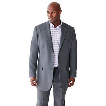 KingSize Men's Big & Tall Easy Movement Two-Button Jacket