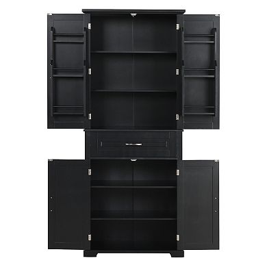 Merax Bathroom Cabinet With Multiple Storage