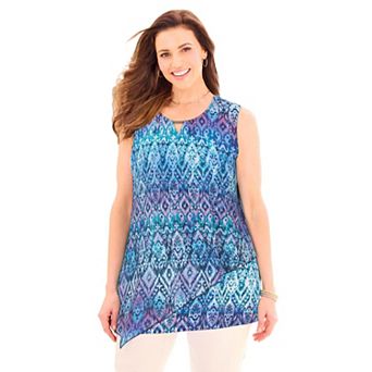 Catherines Women's Plus Size Monterey Mesh Tank