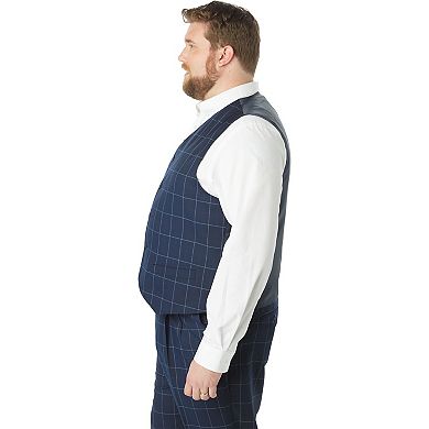 Kingsize Men's Big & Tall Ks Signature Collection Easy Movement 5-button Suit Vest