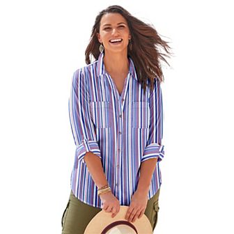 Catherines Women's Plus Size The New Utility Shirt