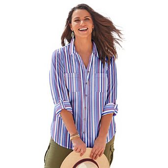 Catherines Women's Plus Size The New Utility Shirt